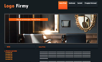 �adny i tani szablon EntroCMS atelier_black